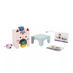 Se Repérer Dans L'Espace, Chat Et Souris - Janod -Jouets Éducatifs Boutique jan5078 se reperer dans l espace chat et souris 6