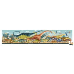 Puzzle Panoramique Dinosaures 100 Pièces - Janod -Jouets Éducatifs Boutique jan5831 puzzle dino 1