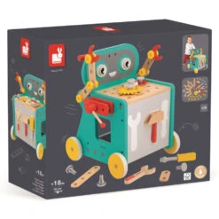 Chariot De Bricolage Robot, Brico Kids - Janod -Jouets Éducatifs Boutique jan6456 3