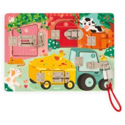 Planche à Cadenas En Bois, La Ferme - Janod