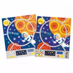 Coffret Créatif, Mosaïques Espace - Janod -Jouets Éducatifs Boutique jan7855 mosaiques espace 3