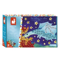 Kit Créatif, Sequins à Coller, Dragons - Janod