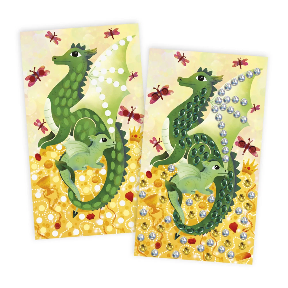 Kit Créatif, Sequins à Coller, Dragons - Janod 6 Kit Créatif, Sequins à Coller, Dragons - Janod – Image 4