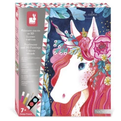 Peintures Nacrées Et 3D, Licornes, Atelier Du Calme - Janod