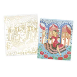 Tableaux Dorés, Peinture Aquarelle, Ballerines - Janod -Jouets Éducatifs Boutique jan7964 2