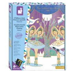 Tableaux Dorés, Peinture Aquarelle, Ballerines - Janod