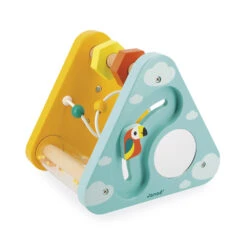 Triangle Multi-activités, Tropik - Janod -Jouets Éducatifs Boutique jan8268 triangle multi activites tropik 2