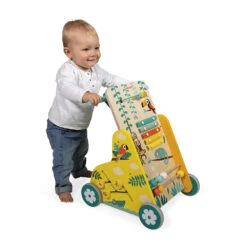 Chariot De Marche Multi-activités, Tropik - Janod -Jouets Éducatifs Boutique jan8269 chariot multiactivites tropik 3