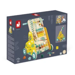 Chariot De Marche Multi-activités, Tropik - Janod -Jouets Éducatifs Boutique jan8269 chariot multiactivites tropik 4