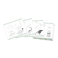 Coffret Créatif Dessin, Step By Step, Dinosaures - Janod -Jouets Éducatifs Boutique jan9154 2