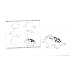 Coffret Créatif Dessin, Step By Step, Dinosaures - Janod