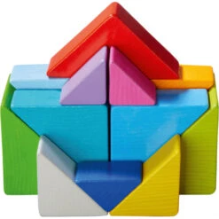 Jeu D'assemblage En 3D, Cube Tangram - HaBa -Jouets Éducatifs Boutique jeu d assemblage en 3d tangram cube 2