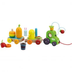 Tracteur Multi Activités, Jour De Récolte - Vilac -Jouets Éducatifs Boutique jour de recolte tracteur multi activites vilac 1
