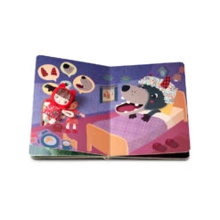 Le Petit Chaperon Rouge, Livre En Carton - Lilliputiens -Jouets Éducatifs Boutique lilli83409 livre chaperon rouge 3