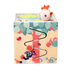 Cube D'activités En Bois, La Ferme - Lilliputiens -Jouets Éducatifs Boutique lilli83412 cube d activites 3
