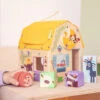 Maison Sonore à Formes En Bois - Lilliputiens -Jouets Éducatifs Boutique lilli83445 maison a formes