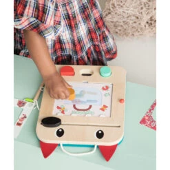 Louis Le Loup, Ardoise Magique En Bois - Lilliputiens -Jouets Éducatifs Boutique lilli83473 4