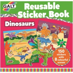 Livre Avec Stickers Repositionnables, Dinosaures - Galt Toys