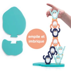 Pingouins Acrobates, Jouet De Bain - Ludi -Jouets Éducatifs Boutique ludi30094 pngouins acrobates 3