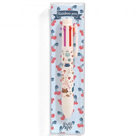 Rainbow Pen 6 Couleurs Lucille Lovely Paper - Djeco 3 Rainbow Pen 6 Couleurs Lucille Lovely Paper - Djeco
