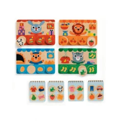 Mémo Loto Shop - Djeco -Jouets Éducatifs Boutique memo loto shop djeco 1