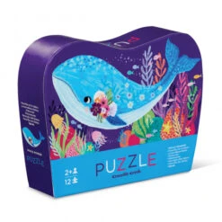 Mini Puzzle Baleine Merveilleuse, 12 Pièces - Crocodile Creek