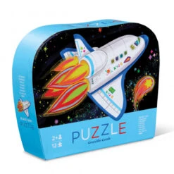 Mini Puzzle Navette Spatiale, 12 Pièces - Crocodile Creek