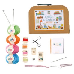 Valise De Couture - Moulin Roty -Jouets Éducatifs Boutique mr710404 valise couture 2