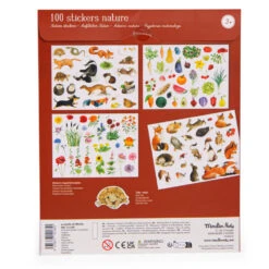 Stickers Nature, Jardin Du Moulin - Moulin Roty -Jouets Éducatifs Boutique mr712185 2