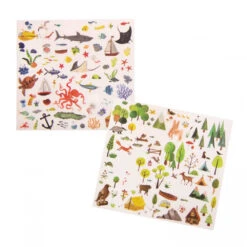 Décalcomanies De L'explorateur, Jardin Du Moulin - Moulin Roty -Jouets Éducatifs Boutique mr712429 decalcomanies de l explorateur jardin du moulin 2