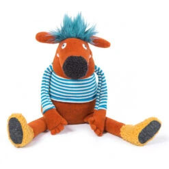 Pidou Orange, Les Schmouks - Moulin Roty -Jouets Éducatifs Boutique mr716023 pidou orange schmouks 1