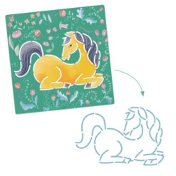 Pochoirs Chevaux - Djeco 7 Pochoirs Chevaux - Djeco -Jouets Éducatifs Boutique pochoirs chevaux djeco 2