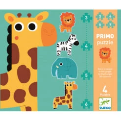 Primo Puzzles Dans La Jungle - Djeco