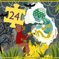 Puzzle Silhouette 24 Pcs, Aladin - Djeco -Jouets Éducatifs Boutique puzzle aladin 24 pcs djeco 2