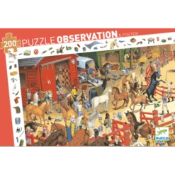 Puzzle Observation Equitation 200 Pcs - Djeco