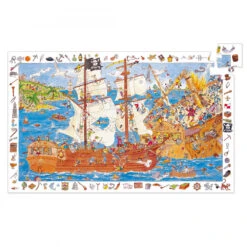 Puzzle Observation Pirates 100 Pcs - Djeco