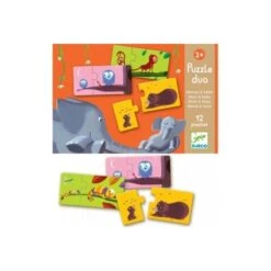 Puzzle Duo Maman Bébé - Djeco