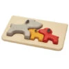Mon Premier Puzzle En Bois Famille Des Chiens - PlanToys