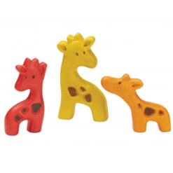 Mon Premier Puzzle En Bois Famille Des Girafes - PlanToys -Jouets Éducatifs Boutique puzzle en bois girafe plantoys 2