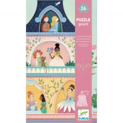 Puzzle Géant 36 Pcs, La Tour Des Princesses - Djeco
