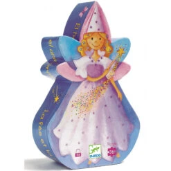 Puzzle Silhouette 36 Pcs, La Fée Et La Licorne - Djeco