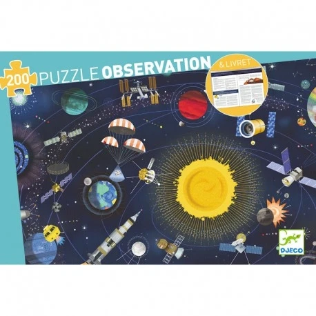 Puzzle Observation L'espace 200 Pcs - Djeco 3 Puzzle Observation L'espace 200 Pcs - Djeco
