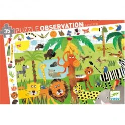 Puzzle Observation Jungle 35 Pcs - Djeco