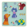 Puzzle En Bois Moustacha - Djeco -Jouets Éducatifs Boutique puzzle relief moustacha djeco