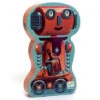 Puzzle Silhouette 36 Pcs, Bob Le Robot - Djeco -Jouets Éducatifs Boutique puzzle silhouette bob le robot 36 pcs djeco