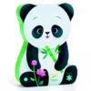 Puzzle Silhouette Léo Le Panda 24 Pièces - Djeco -Jouets Éducatifs Boutique puzzle silhouette leo le panda 24pcs