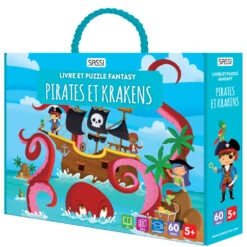 Pirates Et Krakens, Livre Et Puzzle - Sassi Editore