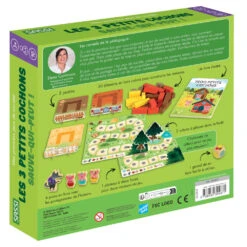 Les 3 Petits Cochons, Sauve Qui Peut ! - Sassi Editore -Jouets Éducatifs Boutique sas4871 2