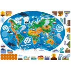 Les Phénomènes Naturels, Livre Et Puzzle - Sassi Editore -Jouets Éducatifs Boutique sas9805 2