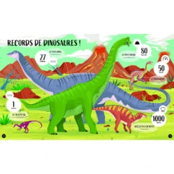 Le Coffret Du Méga Atlas Des Dinosaures - Sassi -Jouets Éducatifs Boutique sas9814 mega atlas des dinosaures 2